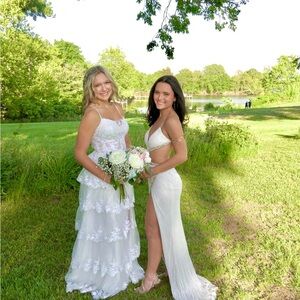 Elegant White Lace Dress - Perfect Prom Dress